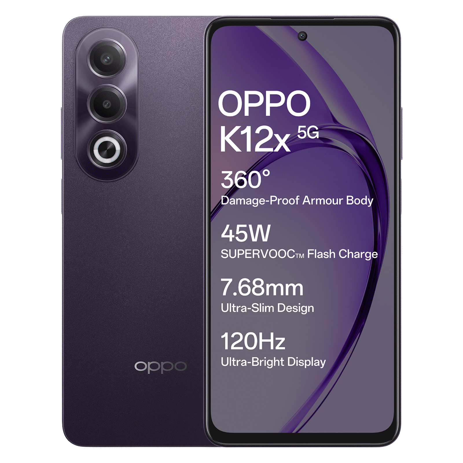 OPPO 2667 K12x 5G 6GB 128GB VIOLET